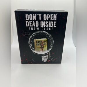 Don't Open Dead Inside Snow Globe - The Walking Dead